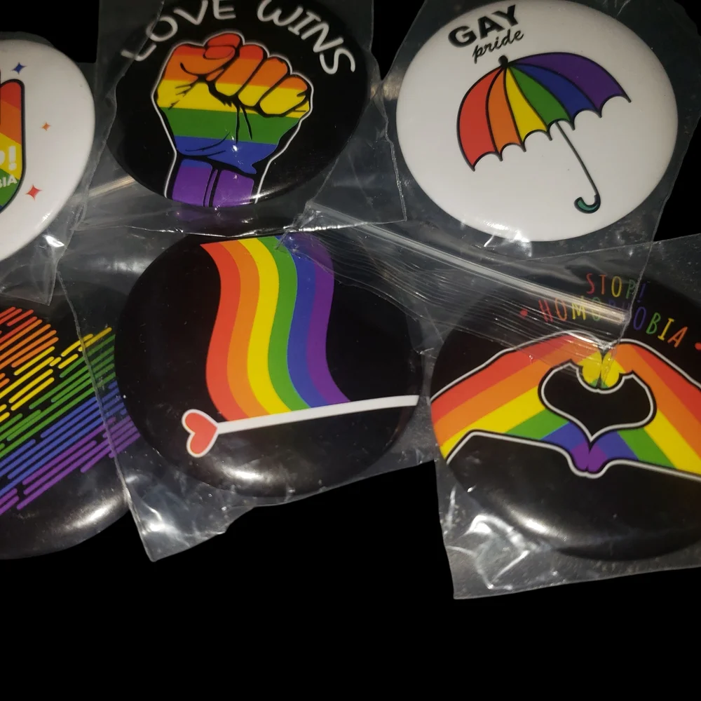 Lot of 10 Pride Pins